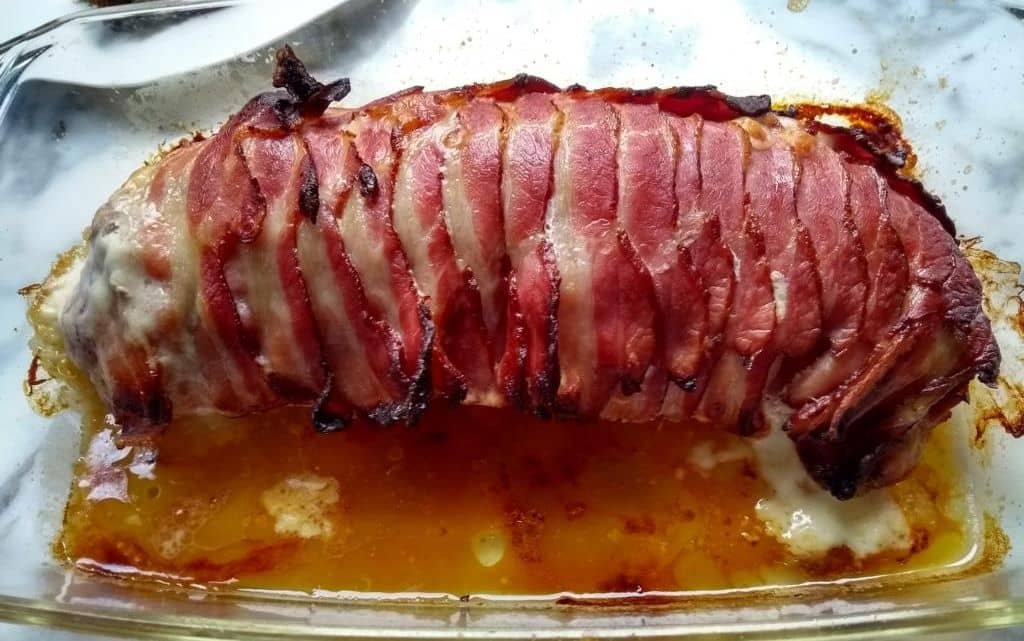 Schweinefilet im Speckmantel Broewas wilde Tellerspione