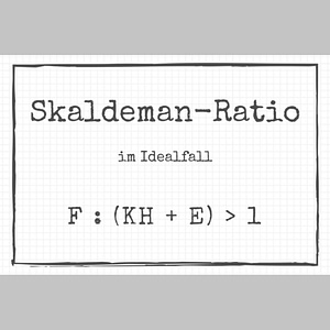 Skaldeman und seine Ratio mit Formel
