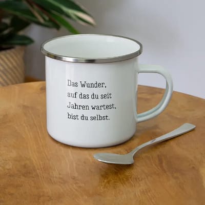 Das Wunder EmailleTasse Shop