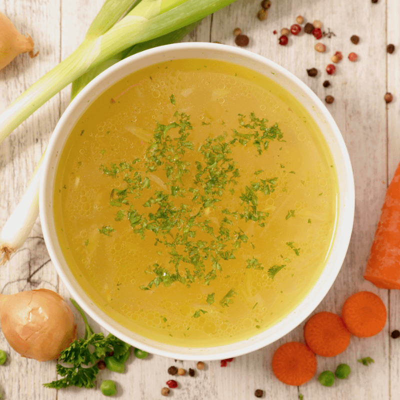Vorschaubild Gemüsebrühe LCHF-Tellerspione für Vegetarier