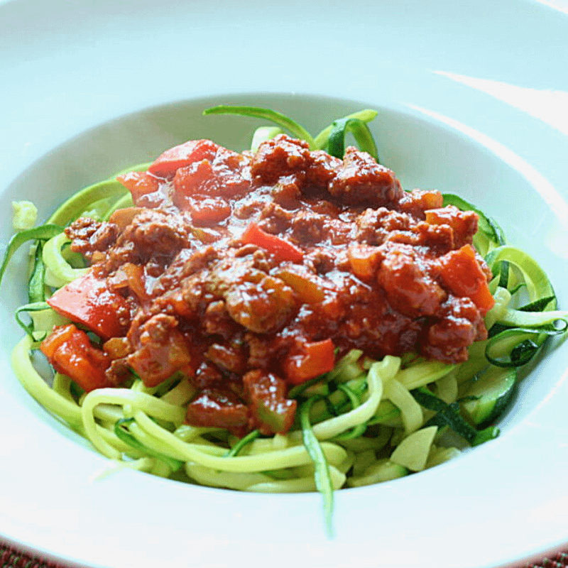 Vorschaubild Zoodles auf Bolognese Sauce Leckeres zum Mitnehmen Tellerspione KW 25 - 2017 Tellerspione KW 15 - 2017 Tellerspione kw 42 - 2016 Tellerspione Whole 30 Woche 3