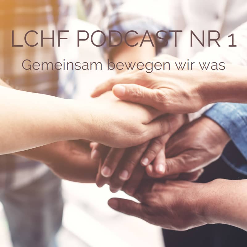 Gestapelte Hände LCHF Podcast Nr 1 Gemeinsam bewegen wir was