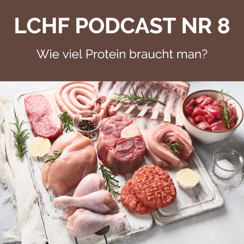 Diverses Fleisch auf Unterlage LCHF Podcast Nr 8 Proteinbedarf