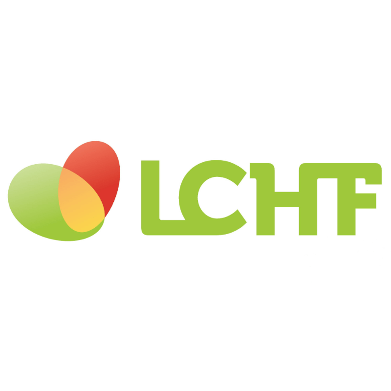 Was ist LCHF - Logo LCHF Quadrat weiß
