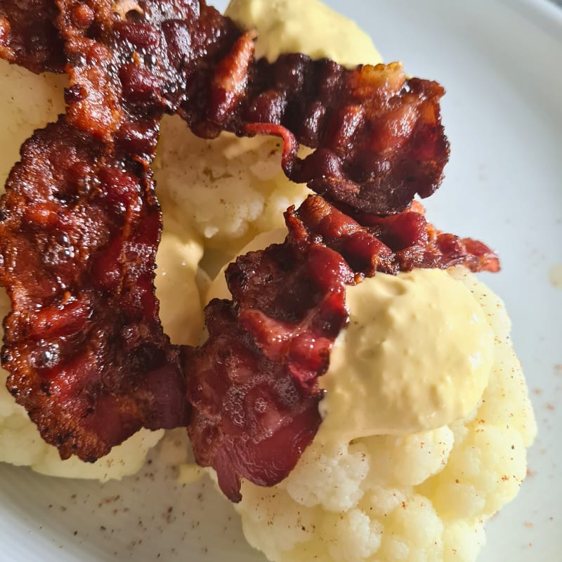 Sophia kocht 4 Blumenkohl mit Bacon und Hollandaise