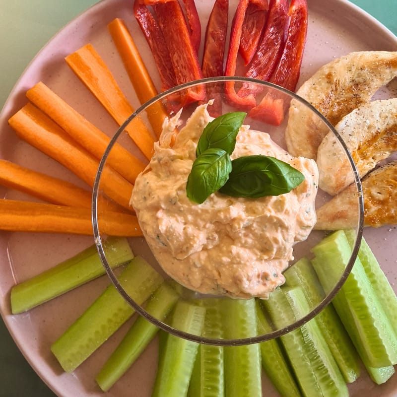 Sophia kocht 7 Rohkost mit Fetadip