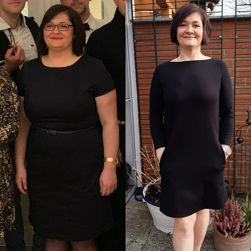 Erfolge mit LCHF - Sandra Fuhrwerk vorher nachher