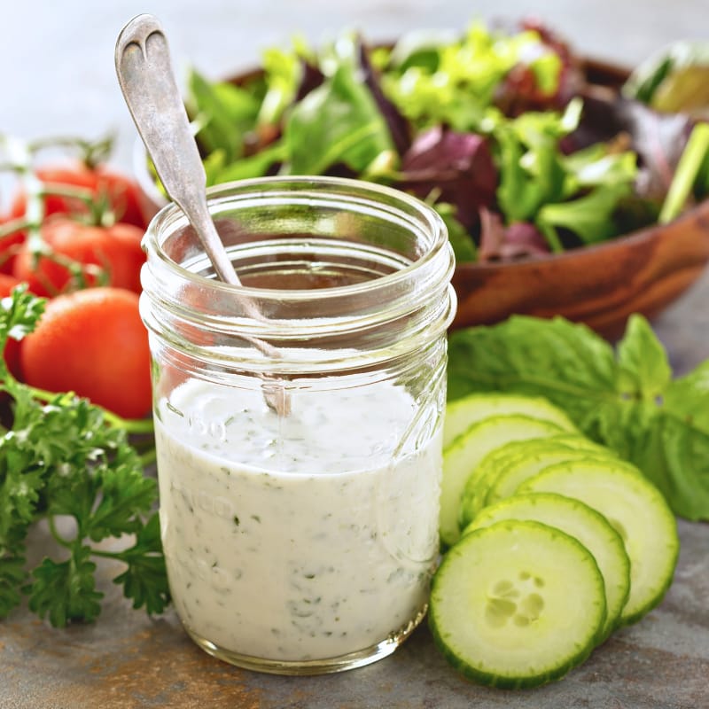 Sahnige Salatsauce